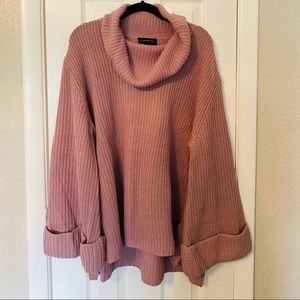 Lavender bell sleeve sweater